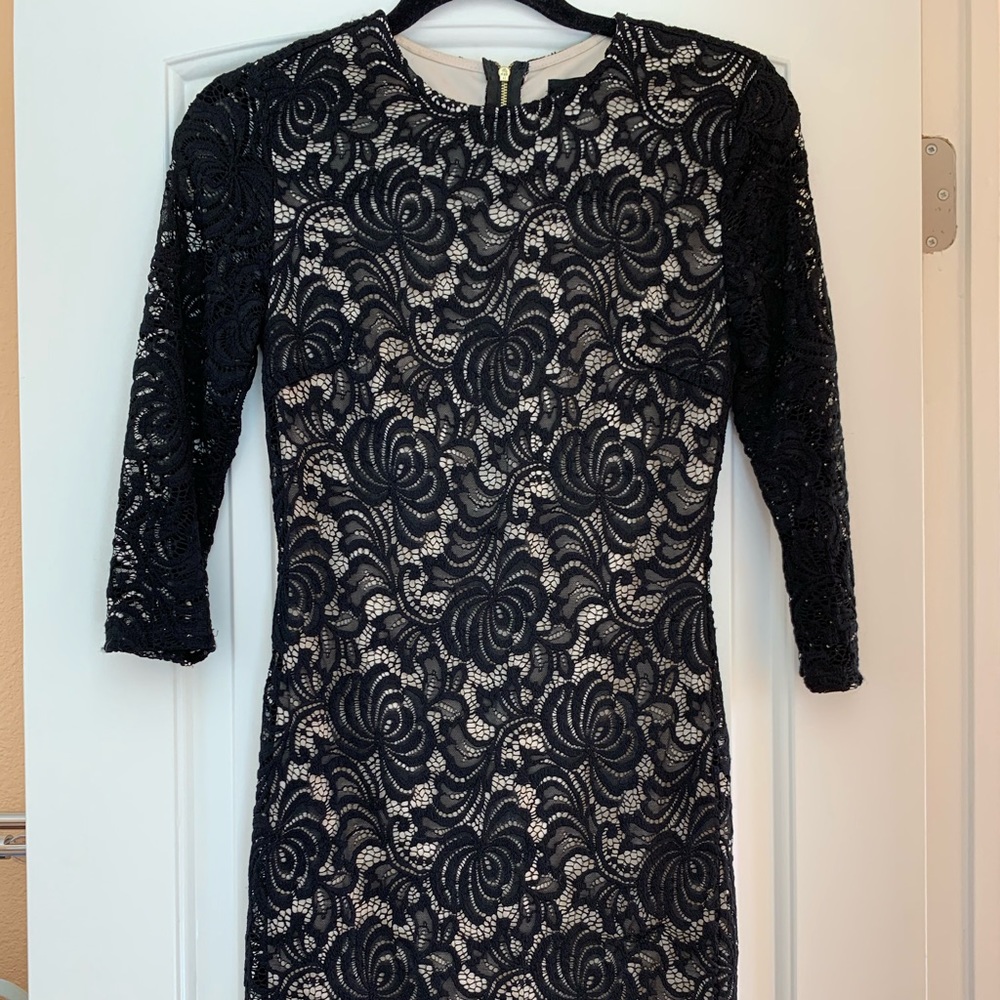 H&M Lace Long Sleeve Dress